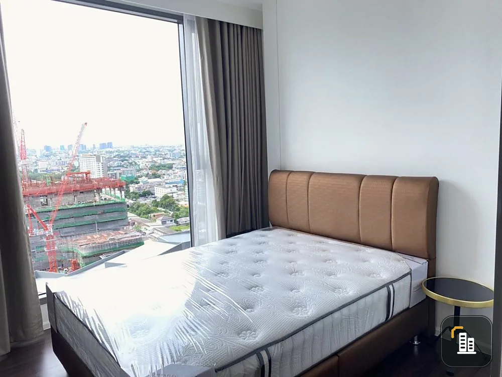 Condo for rent Whizdom Inspire Sukhumvit, next to BTS Punnawithi, high floor, beautiful view, don't miss it!!