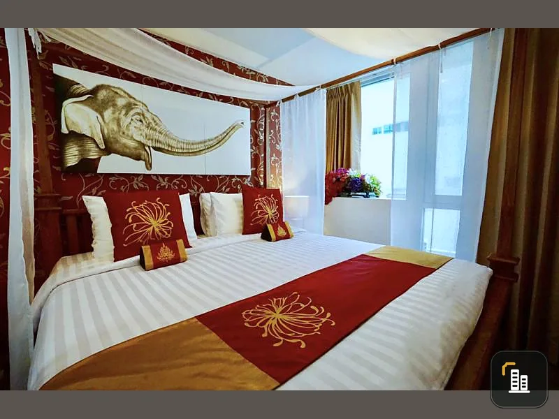 For Sale Noble House Phayathai, the most beautiful room. The interior is very wide, 2 bedrooms, newly decorated, ready to move in. Don't miss it!