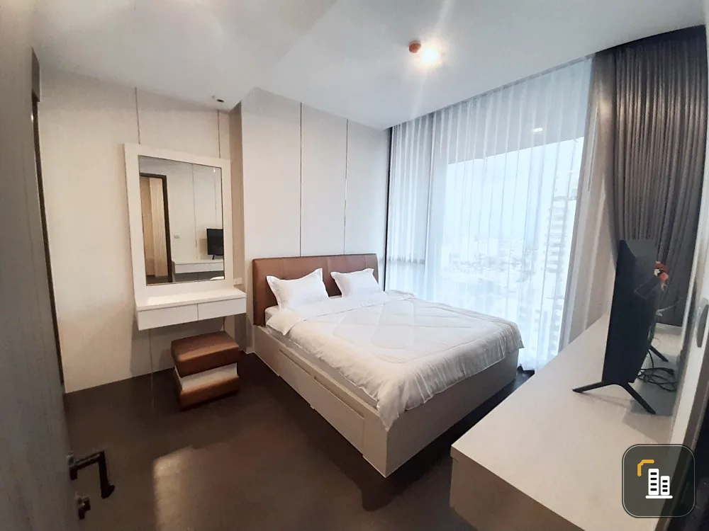 Condo for rent, Lavik Sukhumvit 57, high floor, beautiful view, fully furnished, just come and move in.