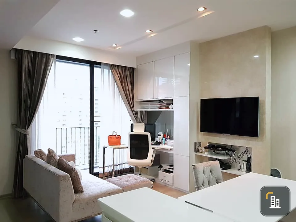 Sale Pine by Sansiri, 1 bedroom, 1 bathroom, built-in furniture Beautiful room, fully furnished in one place. one bag
