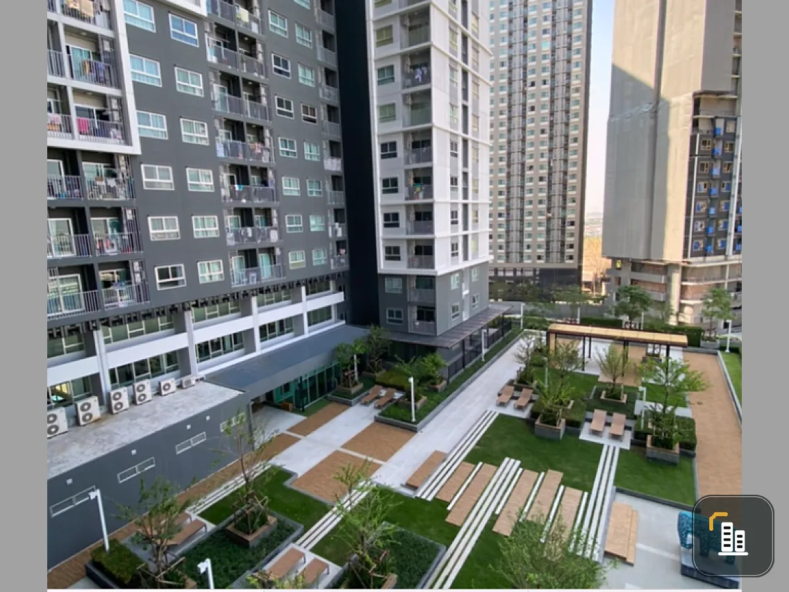Sell/Rent Condo The Trust @ BTS Erawan, 9th floor, north, good wind, garden view, near BTS, don't miss it!!
