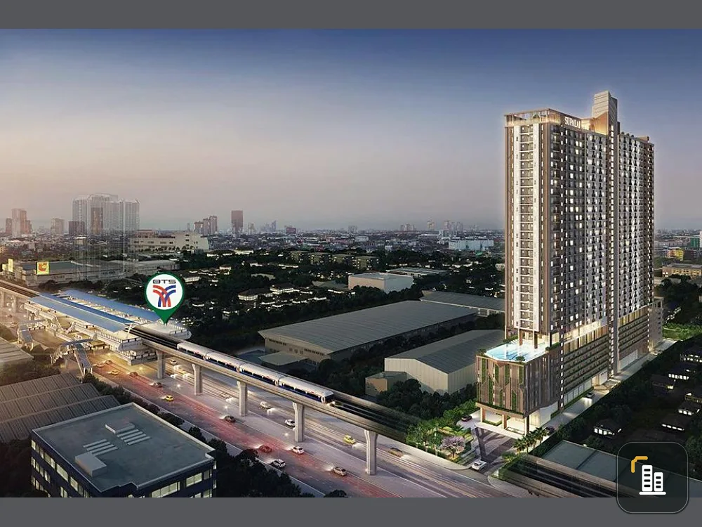 Sale down payment, Supalai Veranda Condo, Sukhumvit 117, 15th floor, Rare item room, good price, don't miss it!!