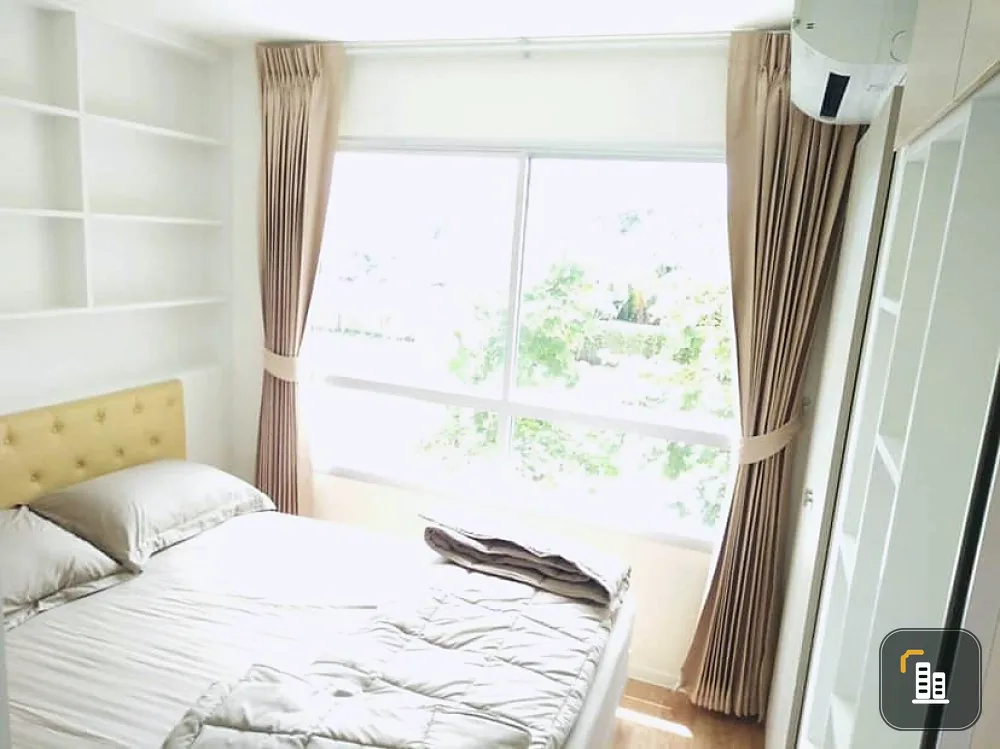 Condo for sale, Lumpini Ville Ratchaphruek-Bangwaek, 2nd floor, with built-in furniture in the whole room. Book now.