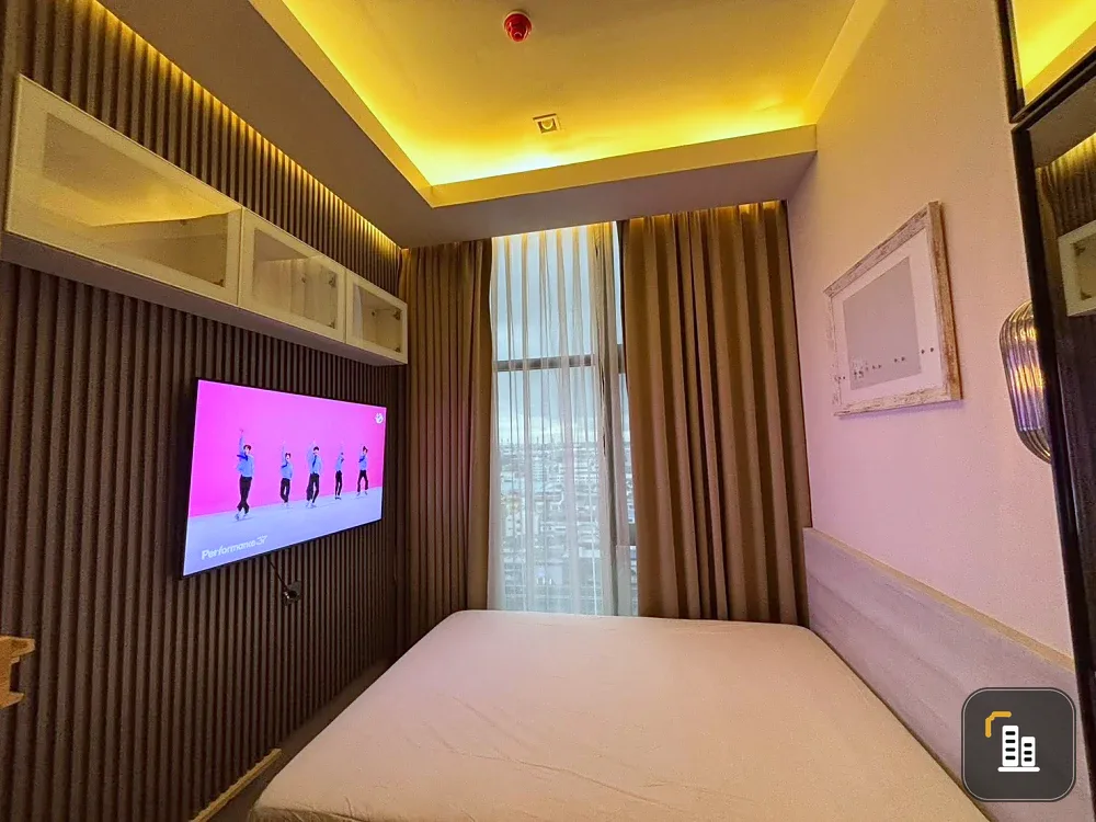 Condo for rent, The Line Sukhumvit 101, Chao Phraya River view, good location, do not hesitate, book now!!