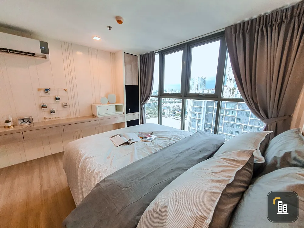 Sell/Rent Ideo Mobi Sukhumvit Condo, Duplex room, 2 floors, beautiful room, fully furnished, don't wait.