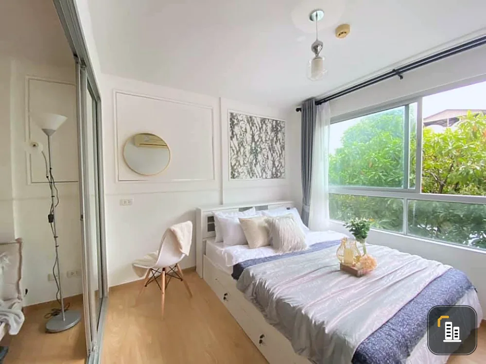 Condo for sale, D Condo Rattanathibet, 2nd floor, very beautiful room, fully furnished, very inviting, book now, great price