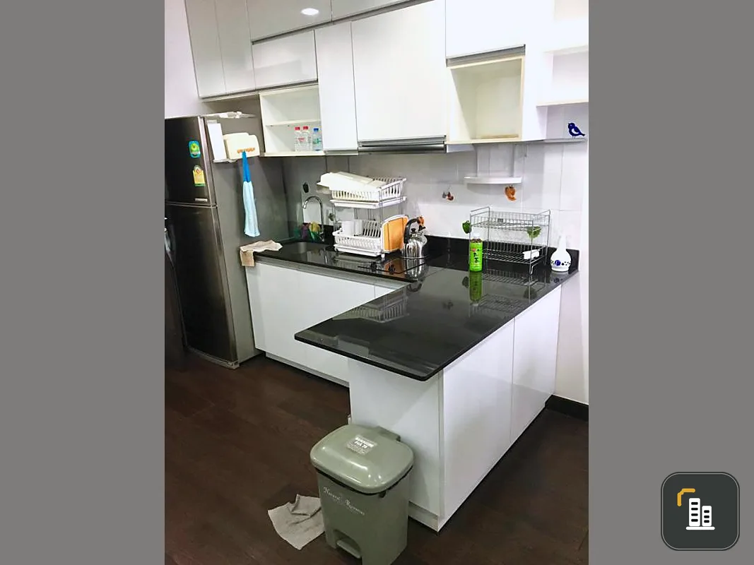 For rent ideo q phayathai, next to Phayathai Road, 33rd floor, Duplex 61.15 sqm, ceiling height 2.7 meters, 1 bedroom, 2 bathrooms, 1 room