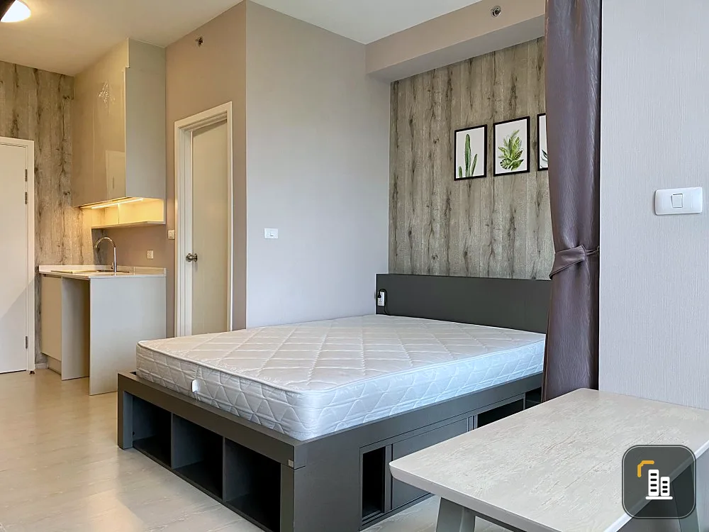 Condo for sale/rent Chapter One Eco Ratchada-Huay Kwang, near MRT Huai Khwang, but with electrical appliances, book now!!