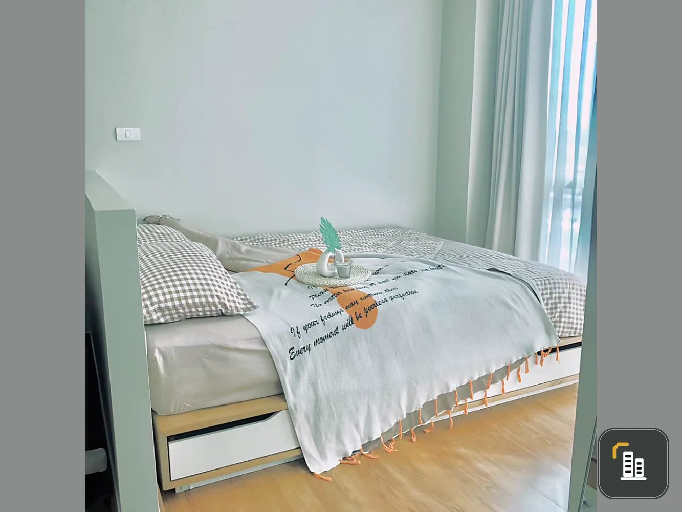 For rent Wish at Samyan, beautiful room, beautiful decoration, ready to move in. Can't miss it.