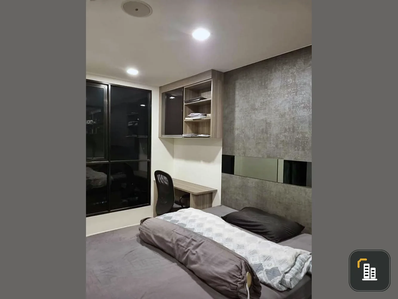 Condo for sale, Atmoz Ladprao 15, 6th floor, good location. with full furniture and electrical appliances