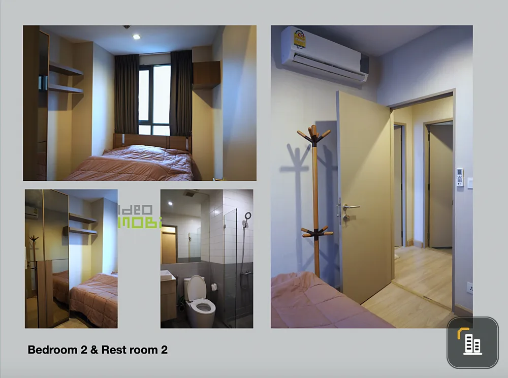 Ideo Mobi Phayathai for sale, beautiful room, new, good furniture. It's good to buy and live by yourself. It's very worthwhile investment.