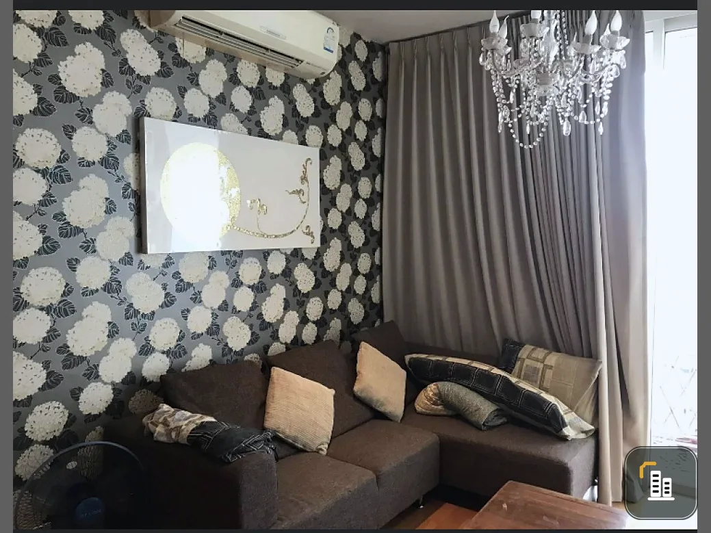 For rent, Villa Ratchathewi, newly renovated room, well furnished, high floor, unblocked view, don't let it slip away.