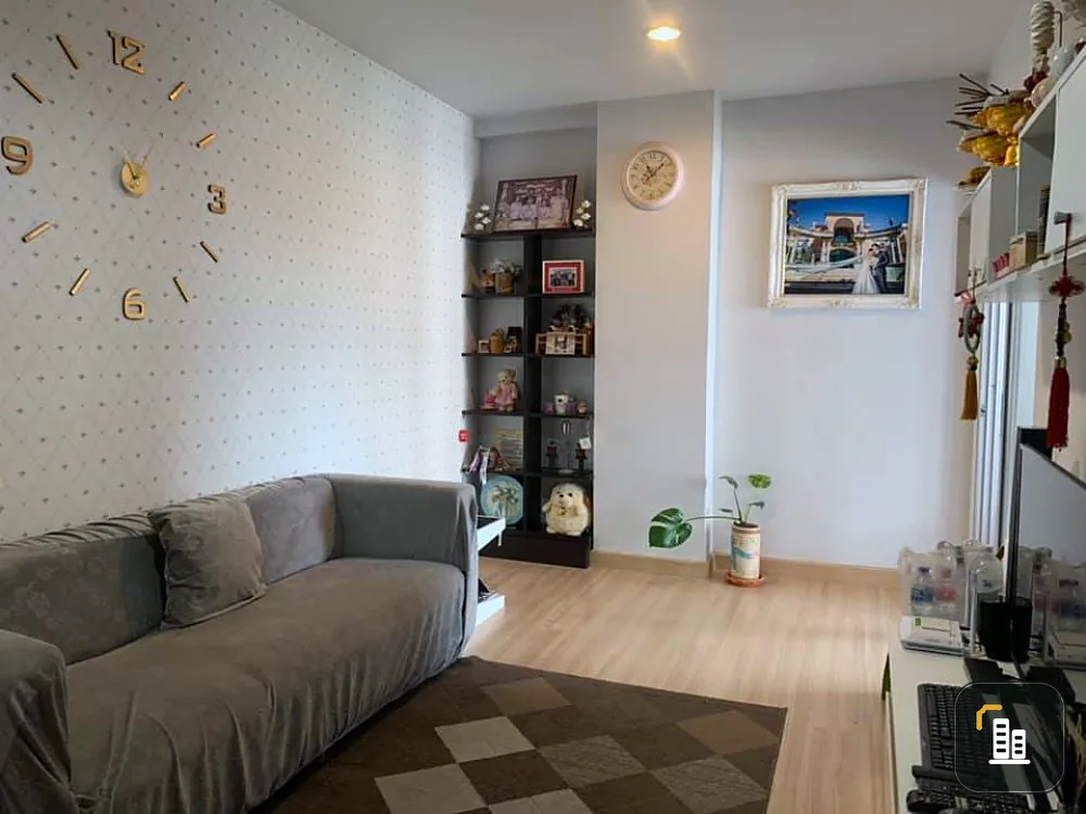 Sale The Kith Tiwanon, new room, very satisfying, fully furnished, buy it yourself or rent it, it's worth it. Book now.