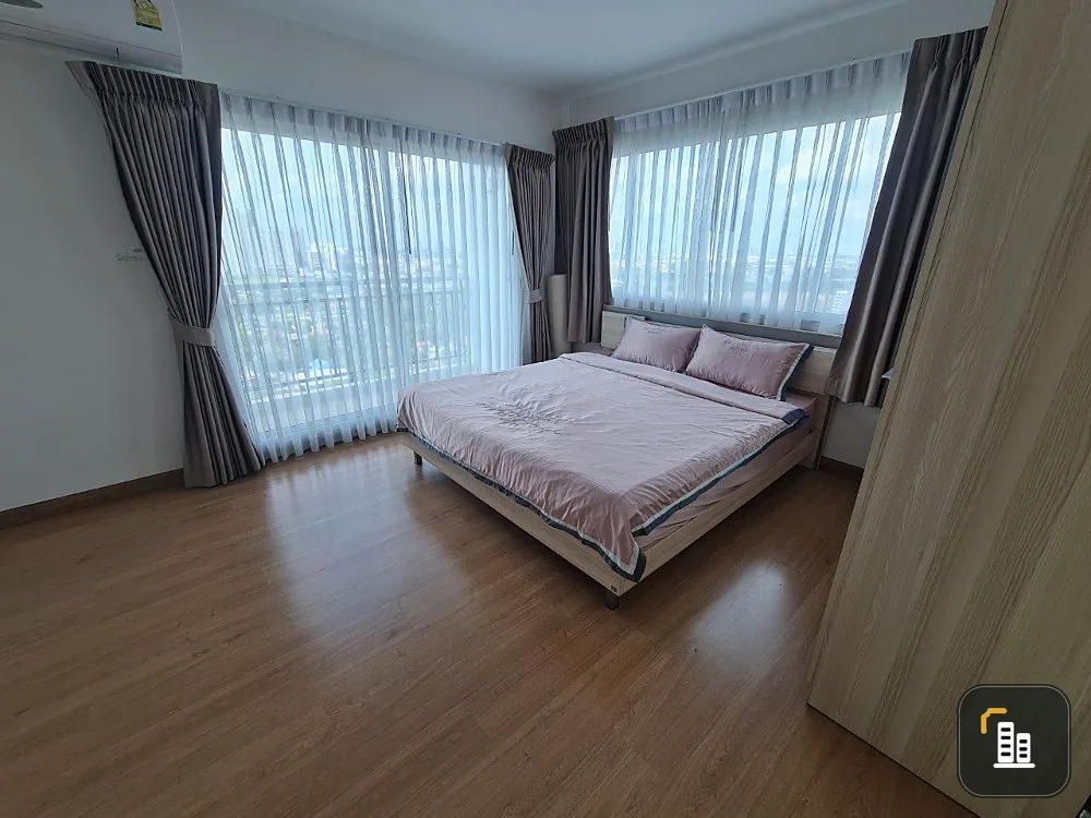 For rent, Supalai City Resort, Phra Nang Klao Station - Chao Phraya, 2 bedrooms, beautiful room, fully furnished, ready to move in.