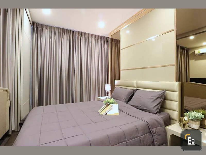 Condo for rent IDEO Q Ratchathewi, room ready to move in immediately, build in, full, private elevator, don't miss it