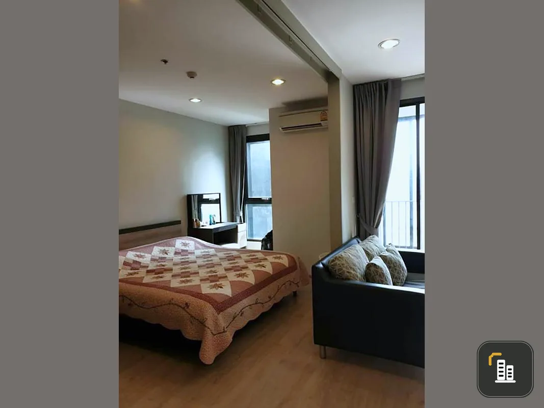 Condo for rent IDEO Q Ratchathewi, simple, fully furnished, 18th floor, ready to move in, hurry up