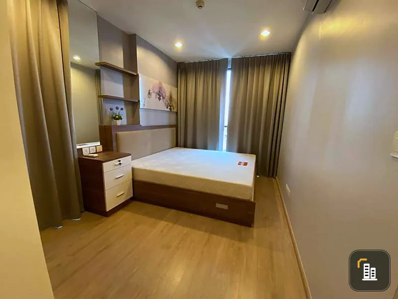 For rent, Ideo Q Ratchathewi, the most beautiful room, 2 bedrooms, fully furnished, good view, central area, very good, book now, hurry up