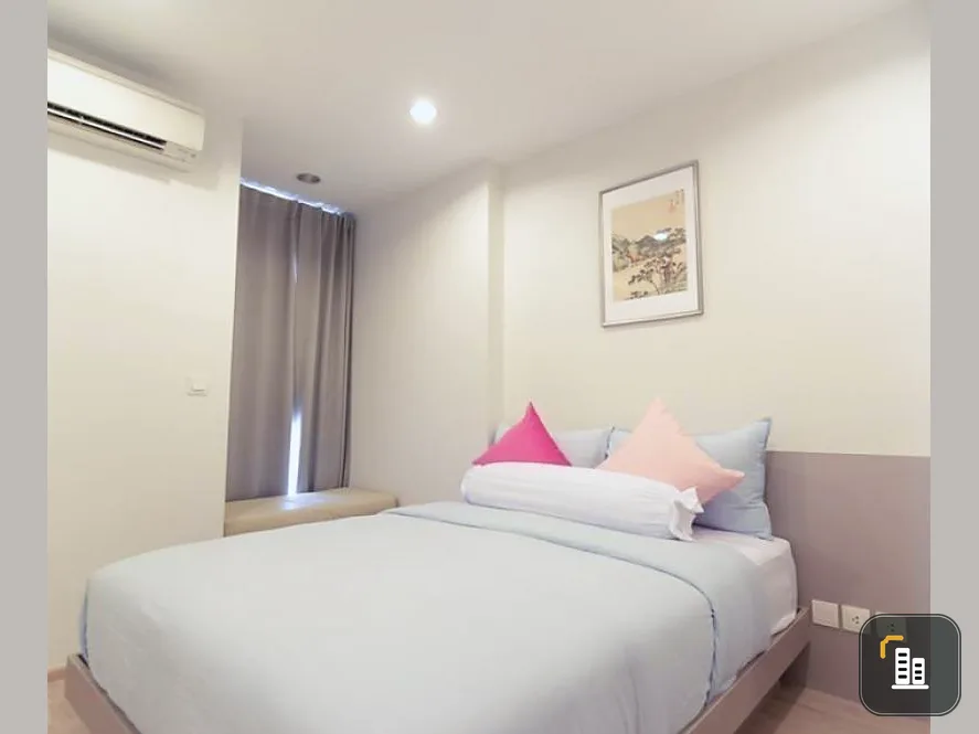 For rent IDEO Q Ratchathewi, the most beautiful room. The interior looks very good, 2 bedrooms, 1 bathroom, fully furnished. Book now. If you are slow, you will miss it. You will be satisfied.