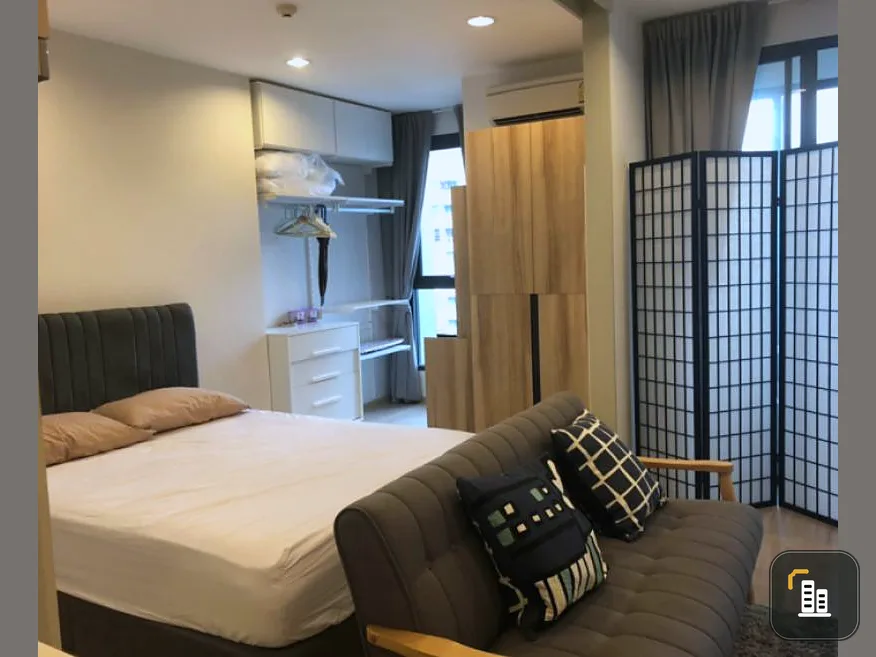 For rent Ideo Q Ratchathewi, beautiful room Super new interior, 1 bedroom, fully furnished, ready to move in. Book now. Hurry up.