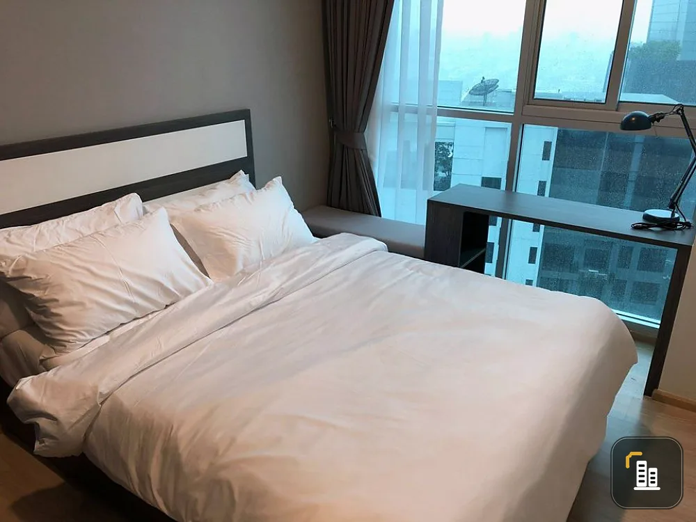 Condo for rent, Noble Revolve Ratchada 2, city view, fully furnished. Ready to move in, book now!!