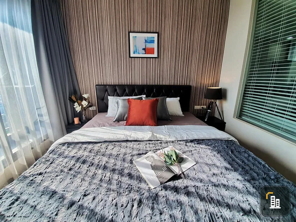 Condo for rent, Rhythm Sukhumvit 44/1, beautiful room, ready to move in, convenient to travel, don't wait!!