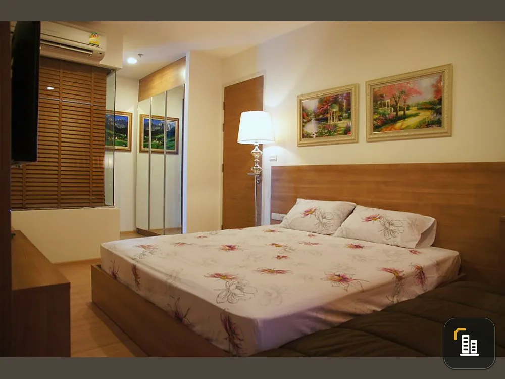 Condo for rent, Rhythm Sukhumvit 50, corner room, 2 bedrooms, 2 bathrooms, ready to move in, convenient to travel, good location, don't wait