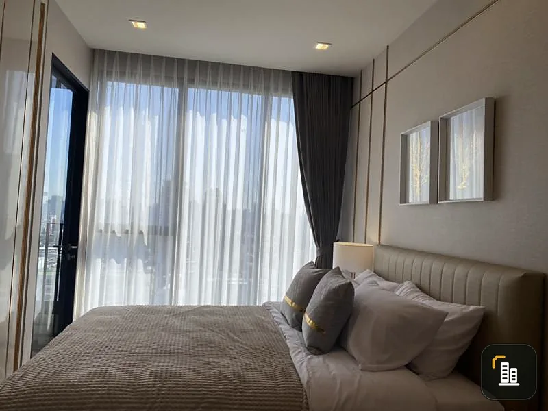 Condo for rent, Ideo Q Victory, high floor, beautiful view, beautiful decoration, built-in furniture, rent now.