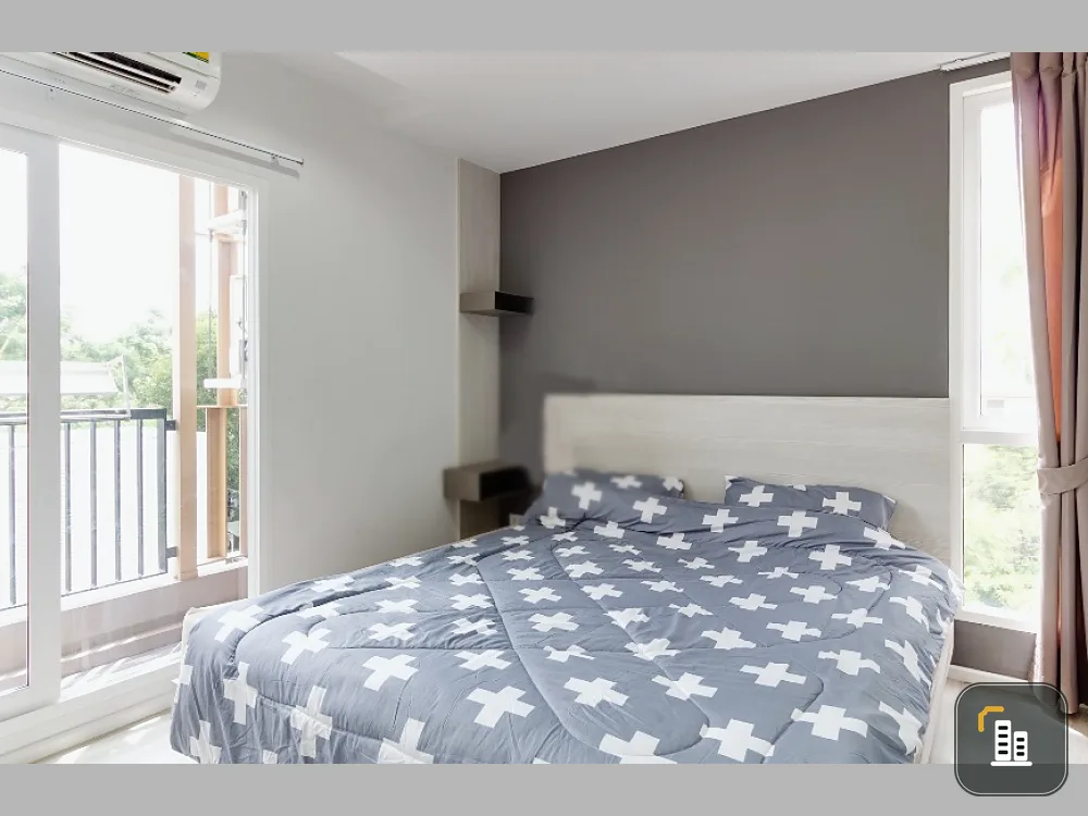 Condo for sale, The Key Chaloem Phrakiat Rama 9, beautiful room, furniture is ready, don't wait.
