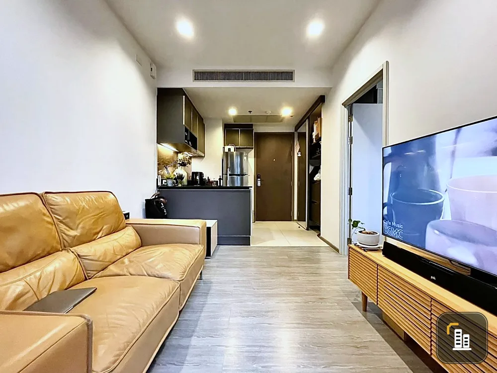 Sell Nye by Sansiri, beautiful room, fully furnished. With furniture and electrical appliances, book now.