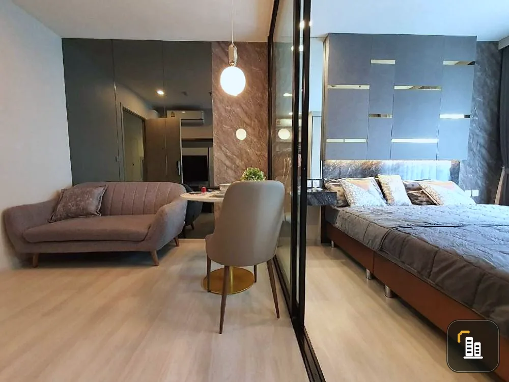 Condo for rent Life Asoke, next to MRT Phetchaburi, fully furnished, good location, do not delay, book now!!