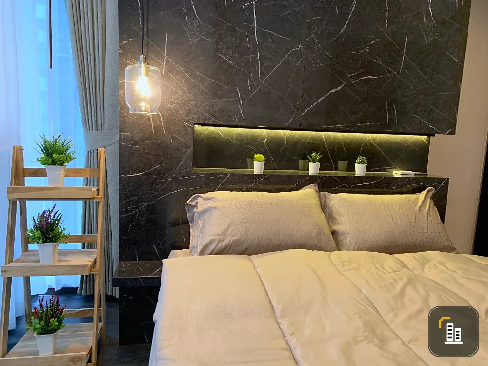 Urgent sale, Condo The Line Asoke Ratchada, fully furnished. Well decorated, easy to travel, don't miss it!!