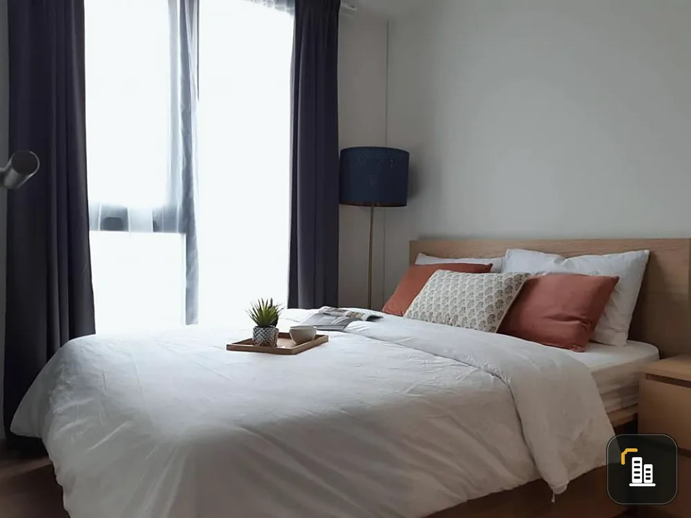 Condo for rent, The Base Garden Rama 9, beautiful room, ready to move in.