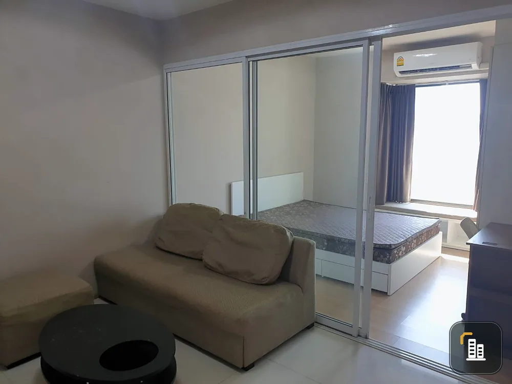 Urgent sale/rent!! Condo Fuse Mobius Ramkhamhaeng Station, swimming pool view, fully furnished, ready to move in, don't miss it!!