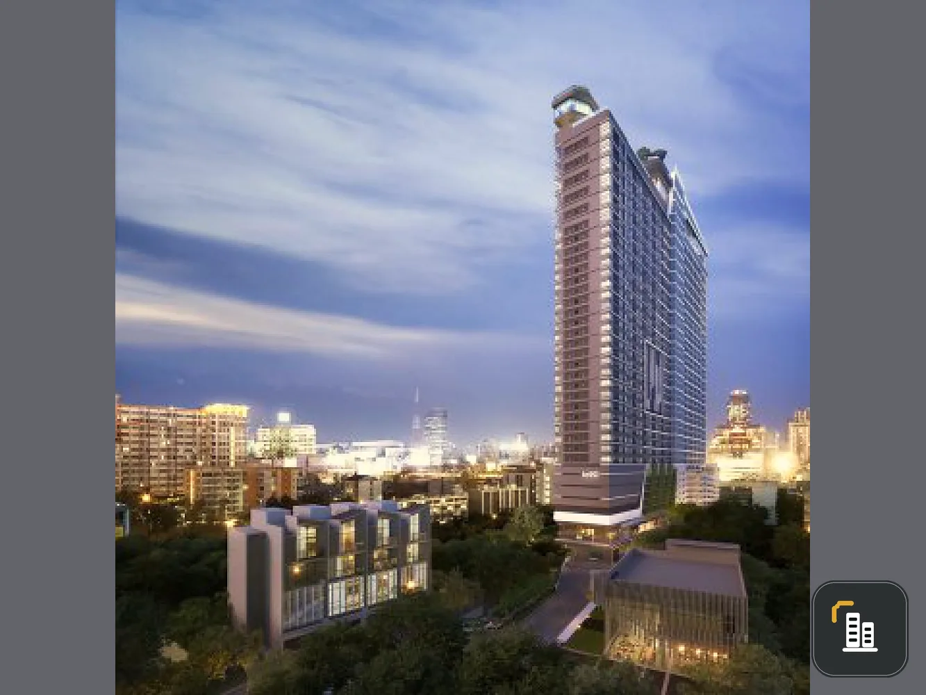 Selling down payment !! Condo Ideo Rama 9 - Asoke, high floor, unblocked view, convenient transportation, don't miss it!!