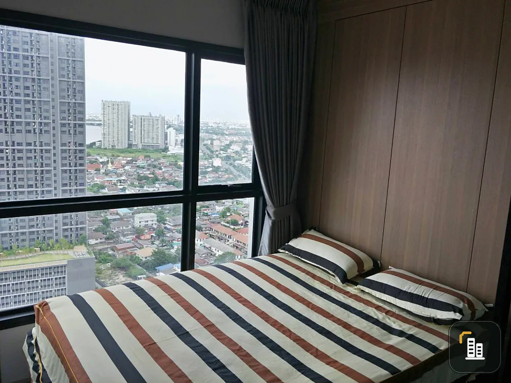 Politan Rive for rent, beautiful view, good atmosphere, beautiful view of the Chao Phraya River. Good like this. Don't miss a lot. Hurry up.