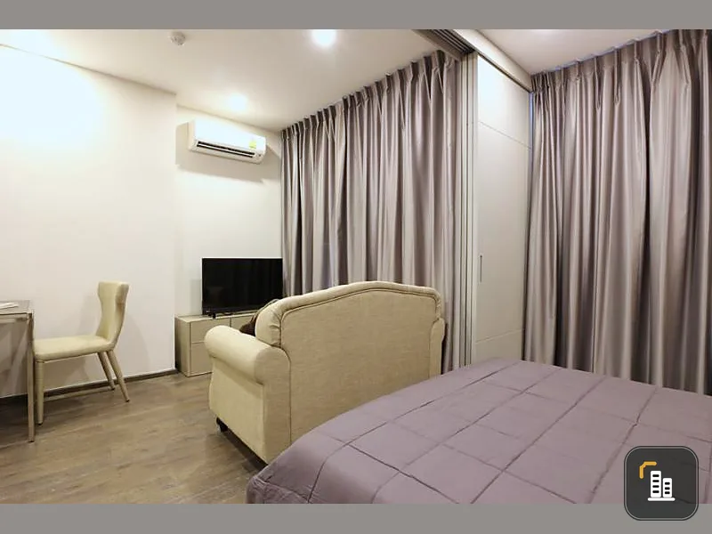 So cool in this room!! For rent Ideo Q Siam - Ratchathewi, very beautiful decoration, very good price, only 19,000 / month ***
