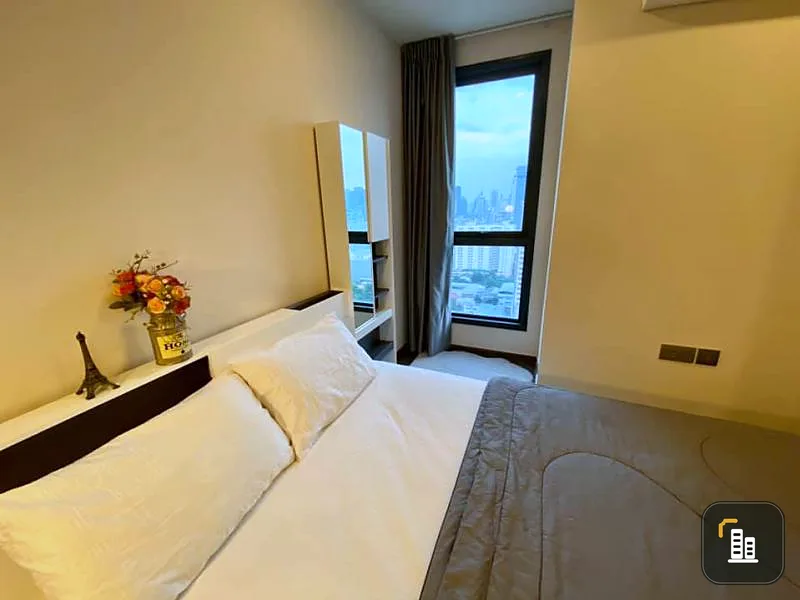 For rent!! Ideo Q Siam-Ratchathewi. Neat and elegant room. Where should I live in this room? Only 24,000/month only