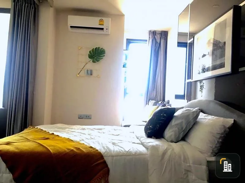Super bang! For rent, Ideo Q Siam-Ratchathewi, beautiful room, minimal style, 1 bedroom, fully furnished, anyone who can stay, guaranteed to be very satisfied