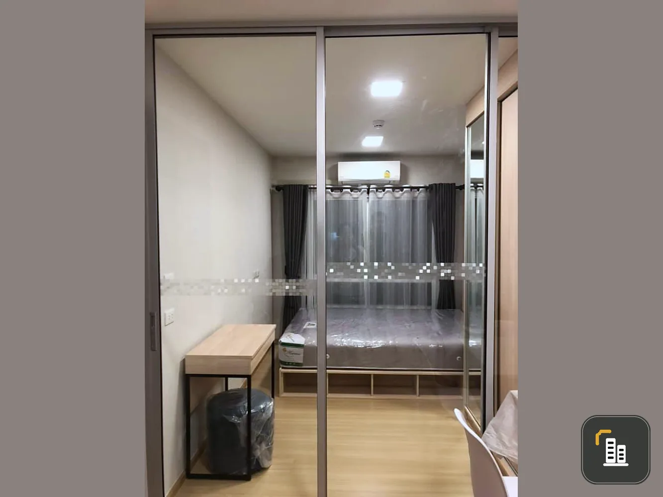 For rent, Plum Condo Rangsit Alive, 2 rooms, ready to move in, good price, comes with full facilities, hurry to reserve.