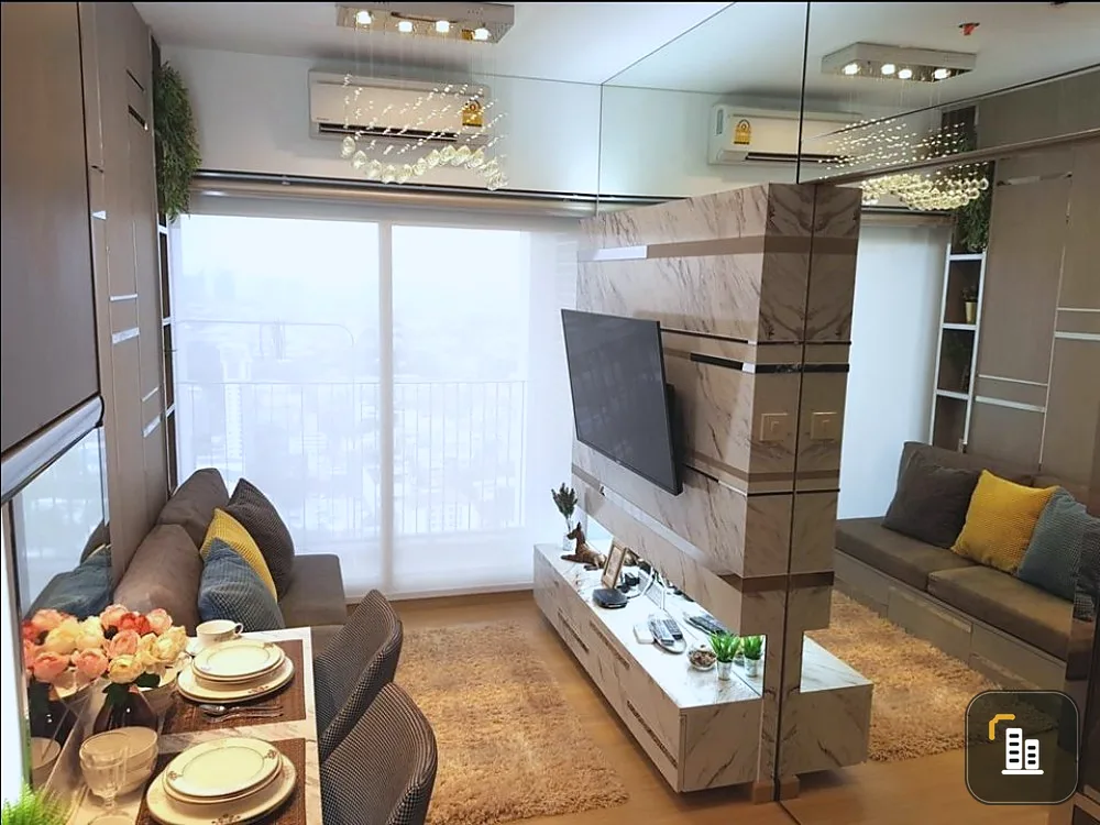Condo for rent at Whizdom Connect Sukhumvit, new room, high floor, beautiful view, fully furnished, ready to move in. Don't wait.