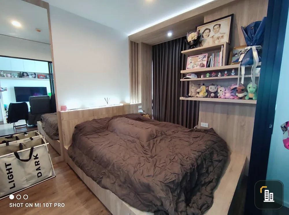 Condo for sale Living Nest Ladprao 44 is in the east, not hot. Built-in for the whole room Buy ready to move in.