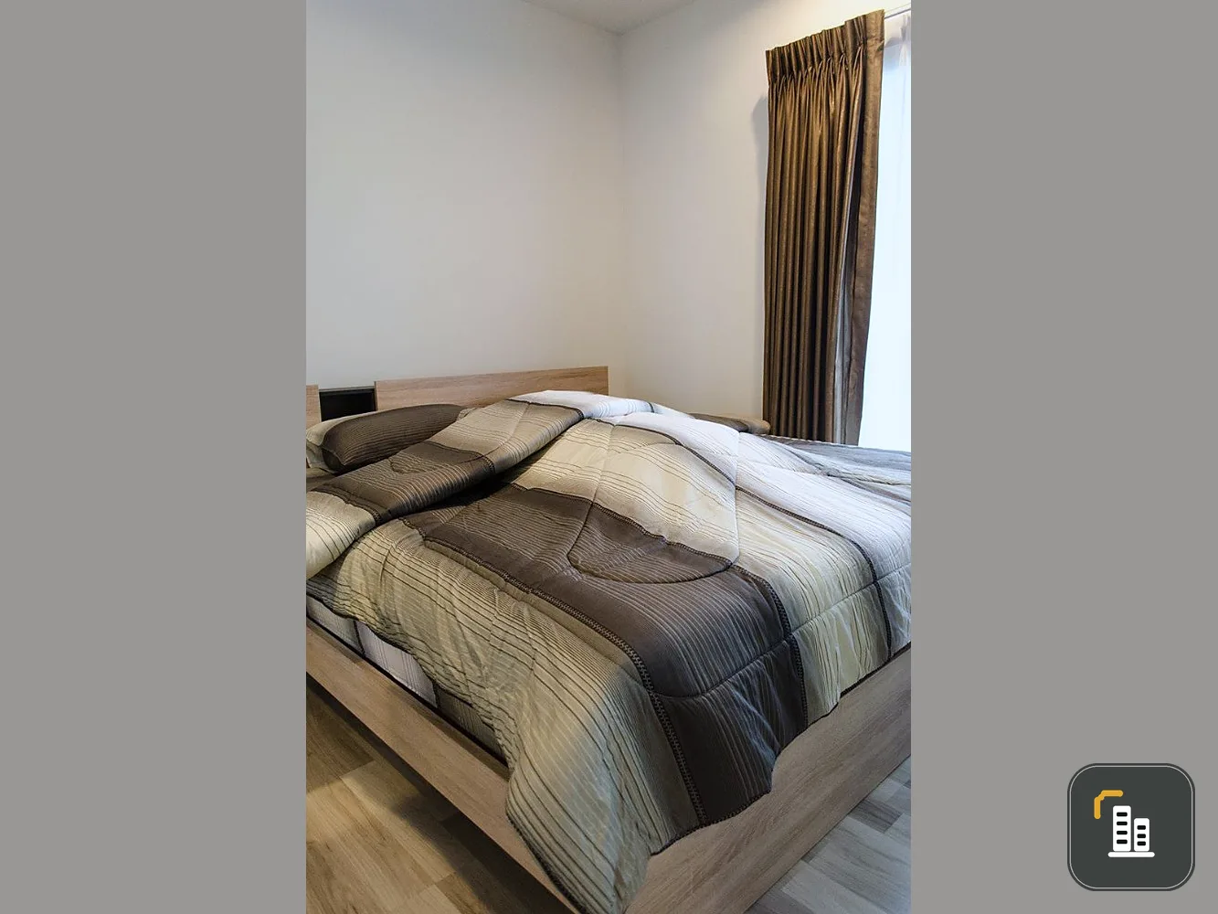 Selling The Key Sathorn Ratchapruek, 9th floor, corner room, beautiful room, new, fully furnished. Book now, don't wait.