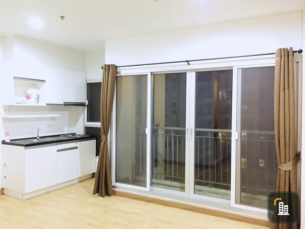 For Sale The Parkland Taksin - Tha Phra, empty room, 20th floor, size 35 sq.m., beautiful room, good condition, buy now