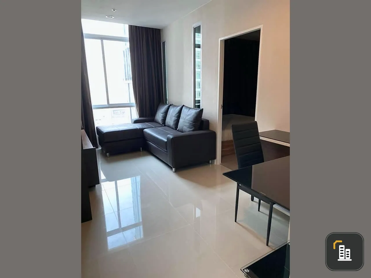 Condo for sale, The Sky Sukhumvit, near BTS, corner room, special price, good price, don't miss it.