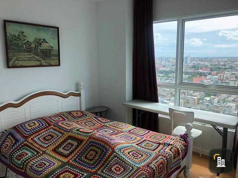Cheapest, best for rent, Condolette IZE Ratchathewi, fully furnished in one room like this, you must book now.