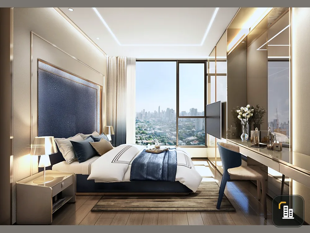 Sale down payment, Condo Cloud Thonglor-Phetchaburi, luxury room, good location, 10th floor, beautiful view, hurry to reserve before it's gone!!