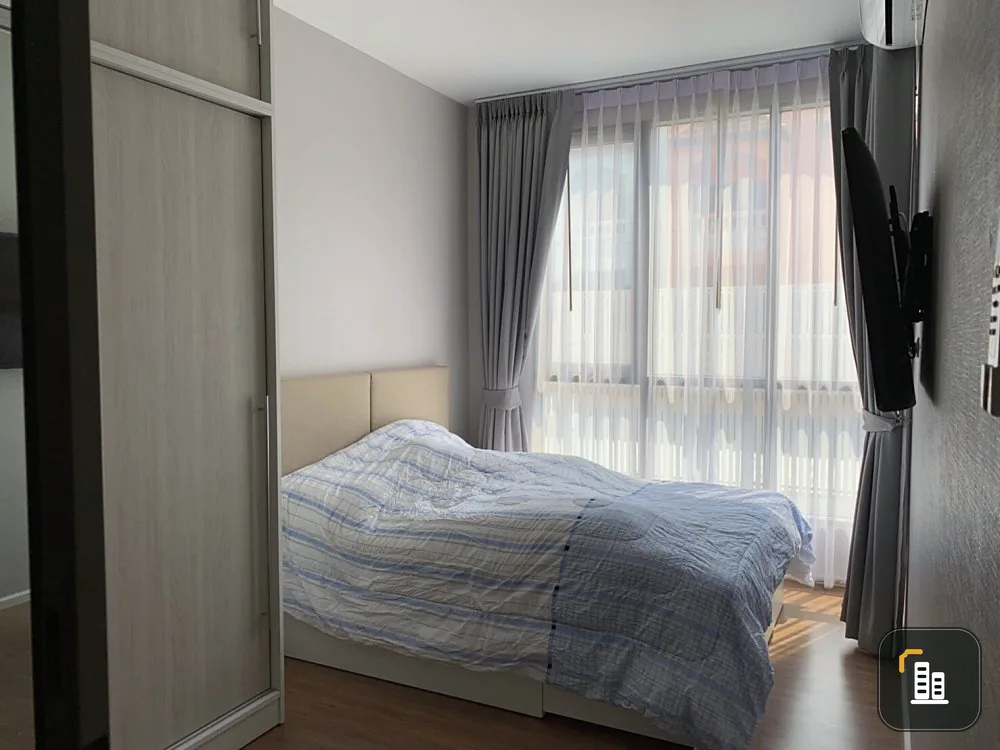 For sale/rent!! Miti Condo Lat Phrao-Wang Hin 2nd floor, fully furnished room, ready to move in, don't miss!!