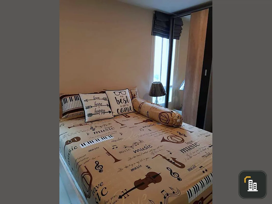 For Rent JW Condo @ Donmuang, Building F, 5th floor, corner room outside, quiet, clear
