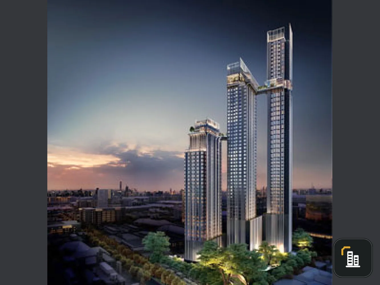 Urgent sale, Condo Park Origin Thonglor, fully furnished, good location in the heart of the city, don't miss it!!