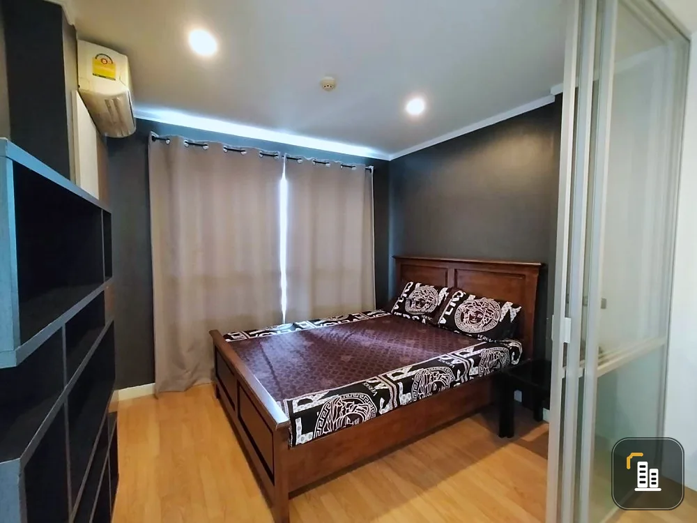 For rent, Lumpini Ville Phatthanakan-New Phetchaburi, corner room, beautiful view, don't miss it.